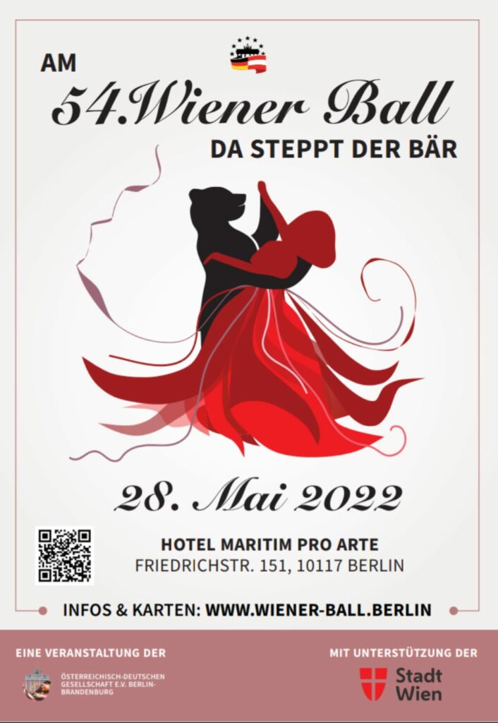 Einladung zum 54. Wiener Ball in Berlin